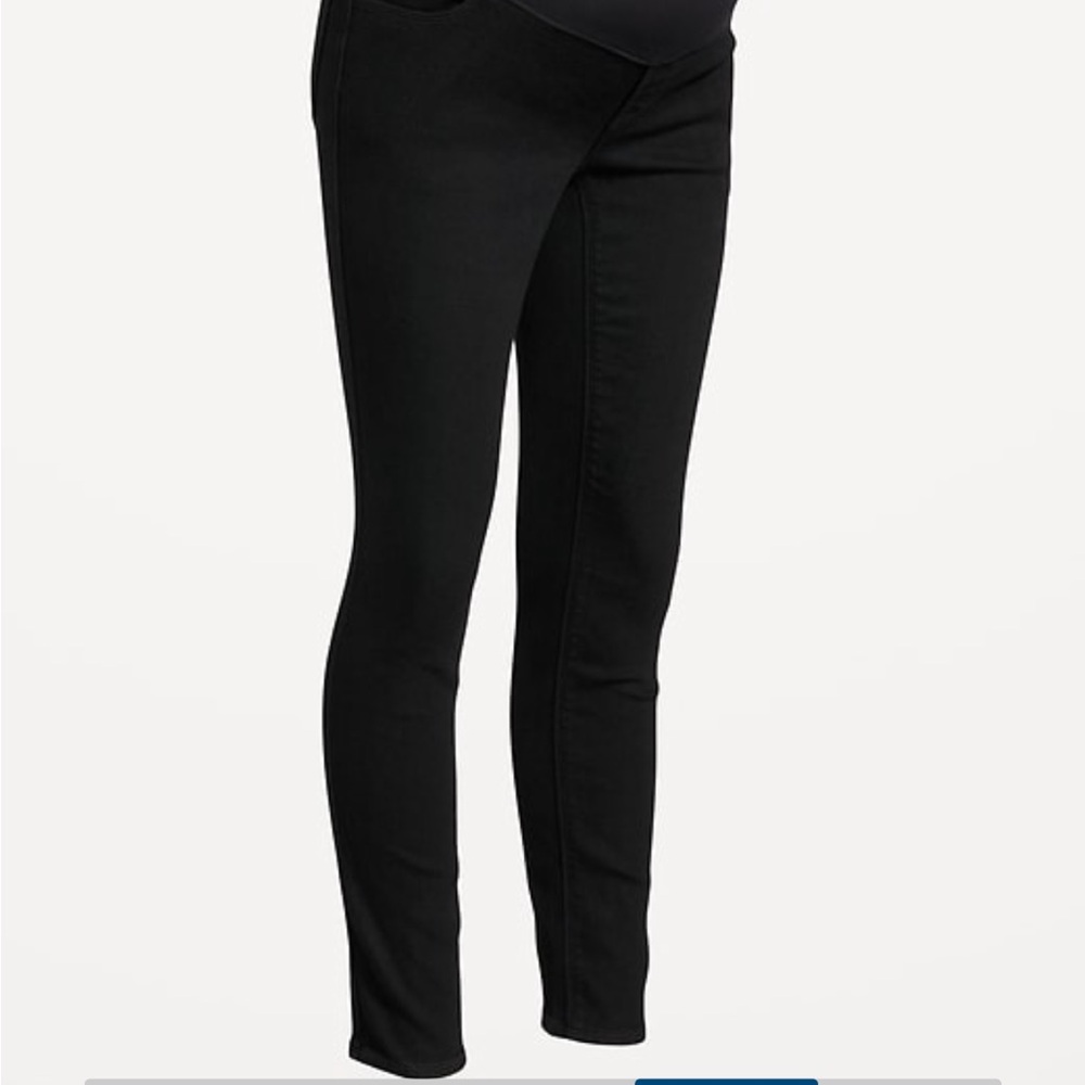 Old Navy Maternity Black Skinny Jeans